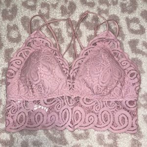 Victoria’s Secret PINK Lace Cross-Back Bralette